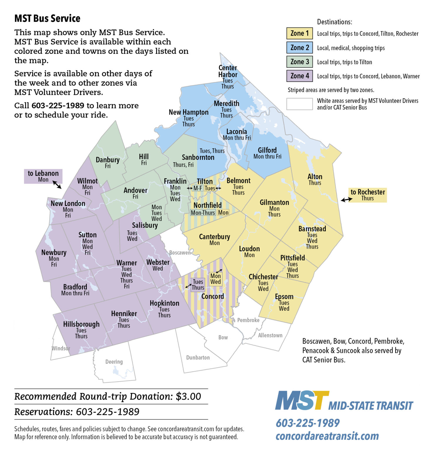 MSTmap Concord Area Transit